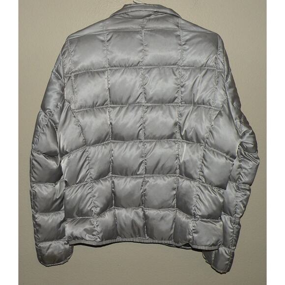 Eddie Bauer First Ascent Men’s Med Goose Down Insulated Puffer Jacket Gray EB800 - Picture 3 of 4